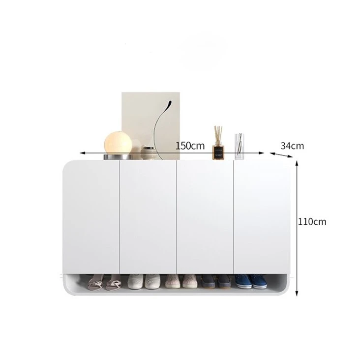 Corner Plywood Shoe Cabinet